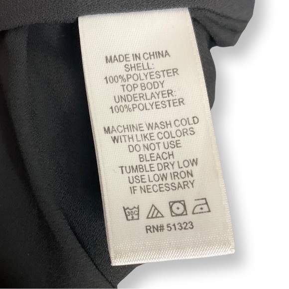 [ 1 STATE ]Multicolored Brush Stroke Layered Sheer Sleeveless Dress: L: Like New - Picture 6 of 6